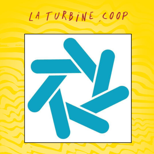 LOGO LA TURBINE COOP data sound system carré
