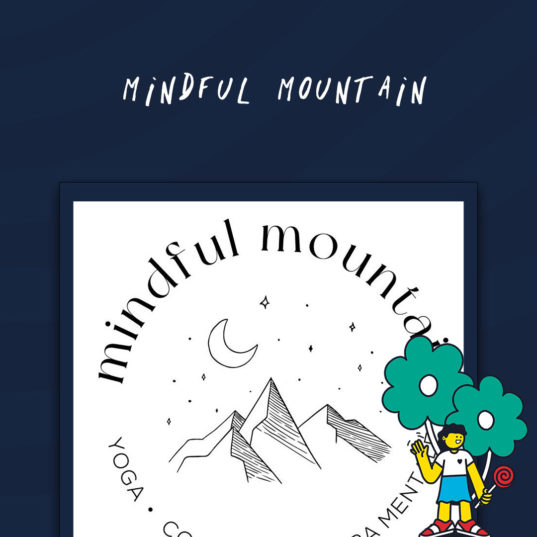 Carré mindful mountain